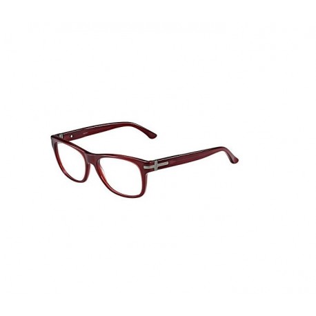 Gucci 1052 occhiali da vista montature uomo rosso / bordeaux
