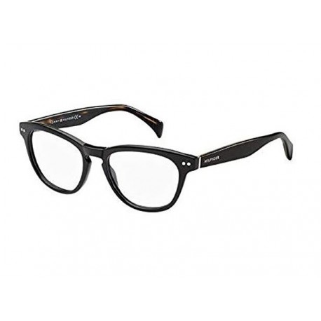 Tommy Hilfiger 1201 glasses woman color black Q26 cat eye - Stilottica ...