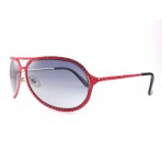 Occhiali da sole Jimmy Crystal 946 donna con strass colore rossi