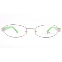 Eyeglasses Studio Pollini 507 woman color silver and green