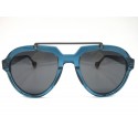 Dada-E sunglasses mod. Jimi col. 05 petroleum blue trasp. unisex, made in Itay, hand made
