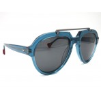 Dada-E sunglasses mod. Jimi col. 05 petroleum blue trasp. unisex, made in Itay, hand made
