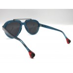 Dada-E sunglasses mod. Jimi col. 05 petroleum blue trasp. unisex, made in Itay, hand made