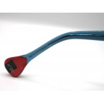 Dada-E sunglasses mod. Jimi col. 05 petroleum blue trasp. unisex, made in Itay, hand made