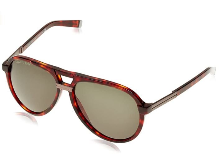 Dsquared DQ0070 sunglasses aviator man color brown Stilottica Italiana Import Export S.r.l