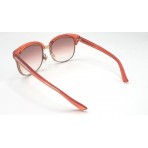 Gucci 4241 occhiali da sole donna Made in Italy colore rosa trasparente oro