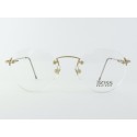 Boss 4719 occhiali da vista colore oro unisex Made in Italy