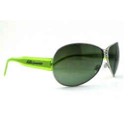 occhiale da sole Billionaire unisex modello Ligabue colore acciaio/verde/C3