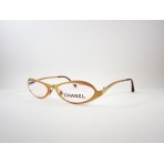 Chanel 2024 montatura da vista donna colore oro vintage NOS Rif.2122