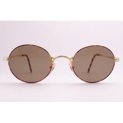 occhiali da sole Brooksfield vintage unisex mod. M.W 734 colore oro/marrone