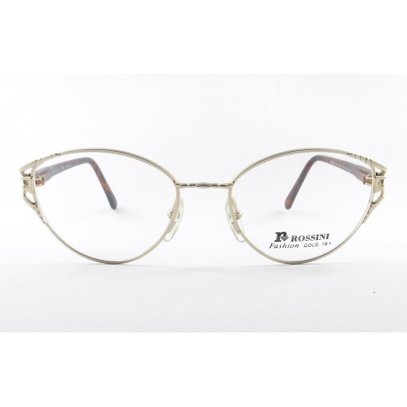 Rossini Fashion 5020 18K occhiali da vista a gatto donna Made in Italy Rif 14142