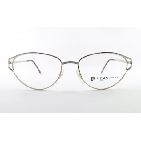 Rossini Fashion 5023 18K occhiali da vista a gatto donna Made in Italy Rif 14125