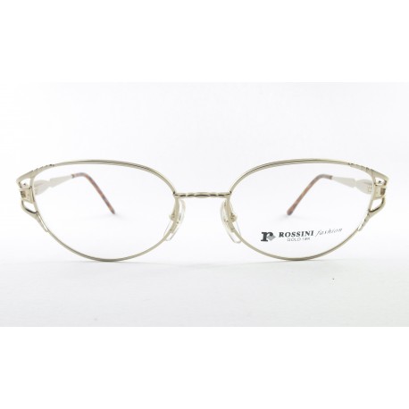 Rossini fashion 7337 occhiali da vista vintage 18K donna Made in Italy Rif 14143